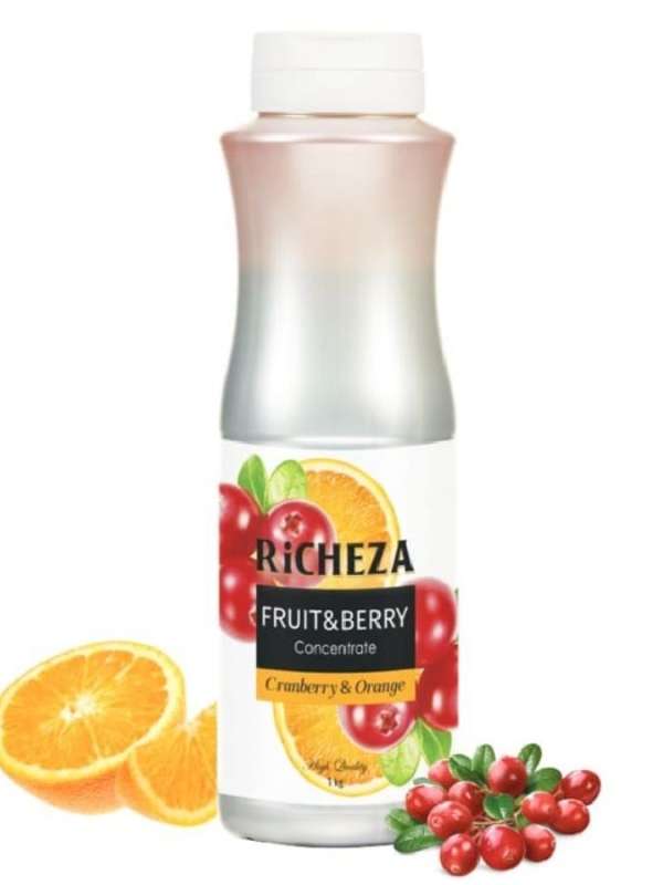 Пюре "Клюква-Апельсин" 1кг, концентрат Richeza Ричеза