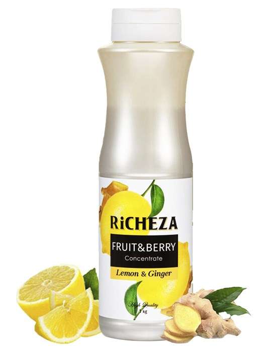 Пюре "Лимон-Имбирь" 1кг, концентрат Richeza Ричеза