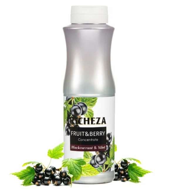 Пюре "Черная смородина-Мята" 1кг, концентрат Richeza Ричеза