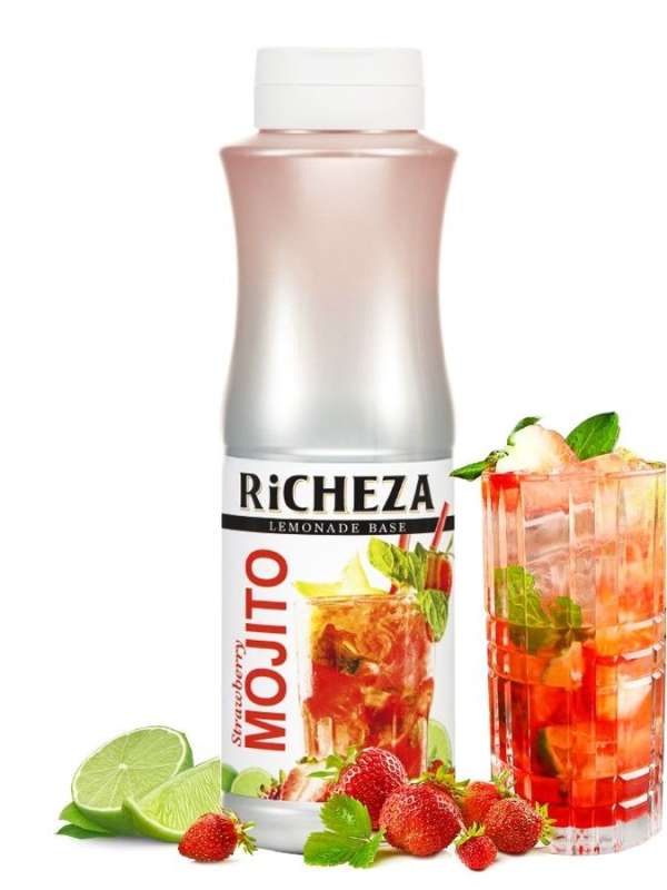Основа "Мохито Клубничный" 1кг концентрат,  Richeza Ричеза