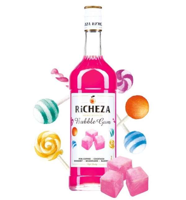 Сироп "Бабл Гам" 1л Richeza Ричеза