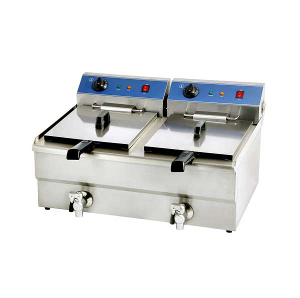 Электрофритюрница электрическая 2 ванны 13+13 л Kocateq BEF132V