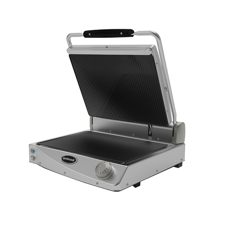 Гриль контактный Spidocook Spidoglass SP015PR-B стеклокерамический