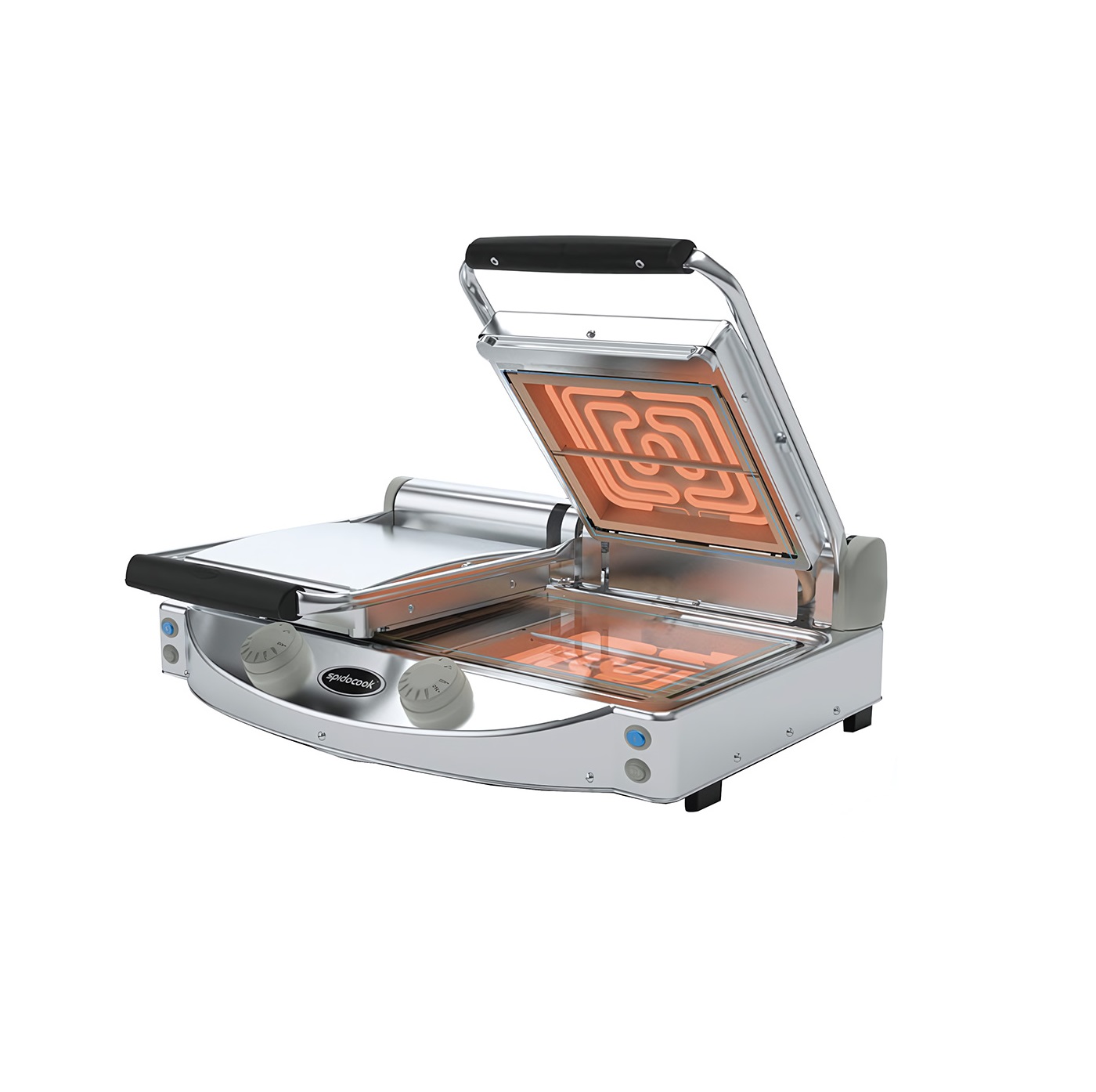 Гриль контактный Spidocook Spidoglass SP020PT стеклокерам.